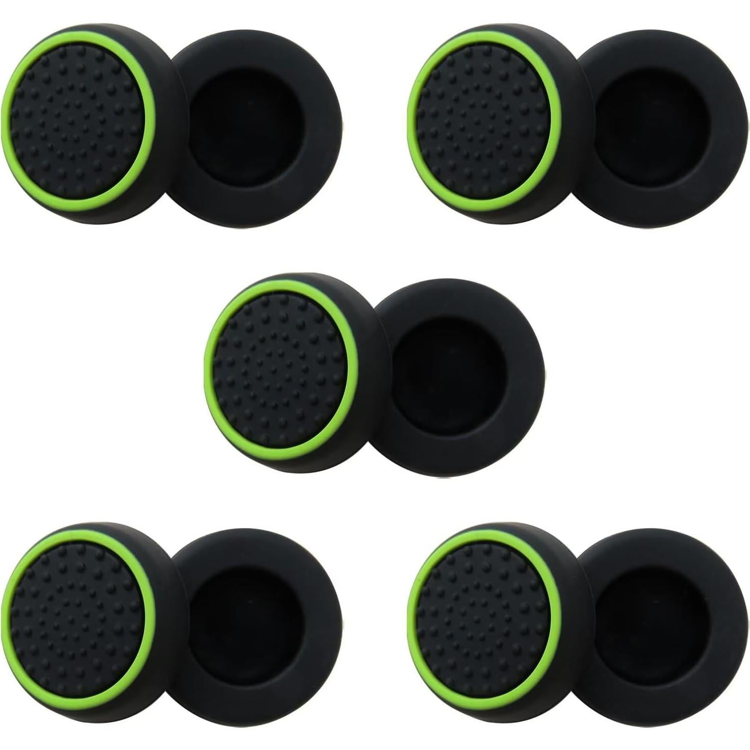 Capuchones de Joystick Suifaqi 10 Pcs Negro y Verde