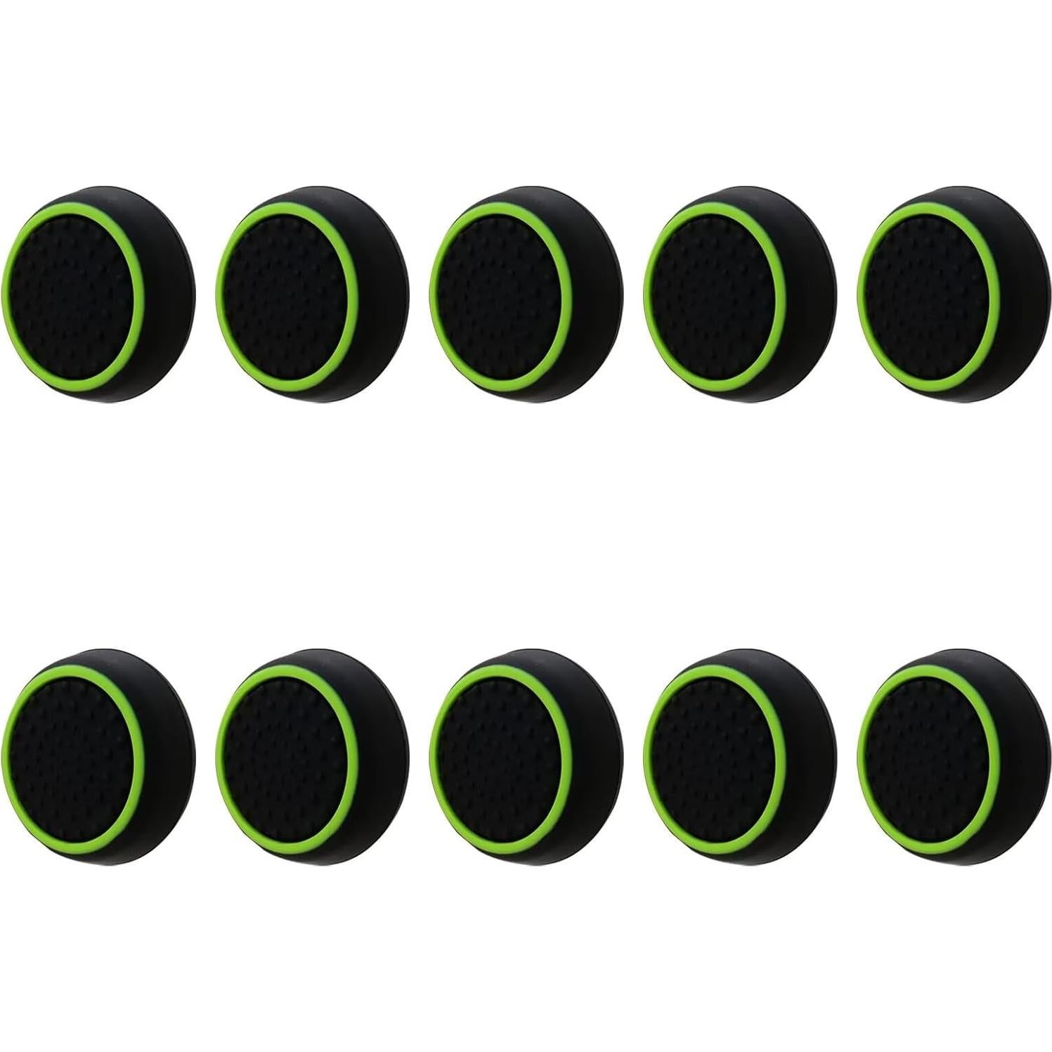 Capuchones de Joystick Suifaqi 10 Pcs Negro y Verde