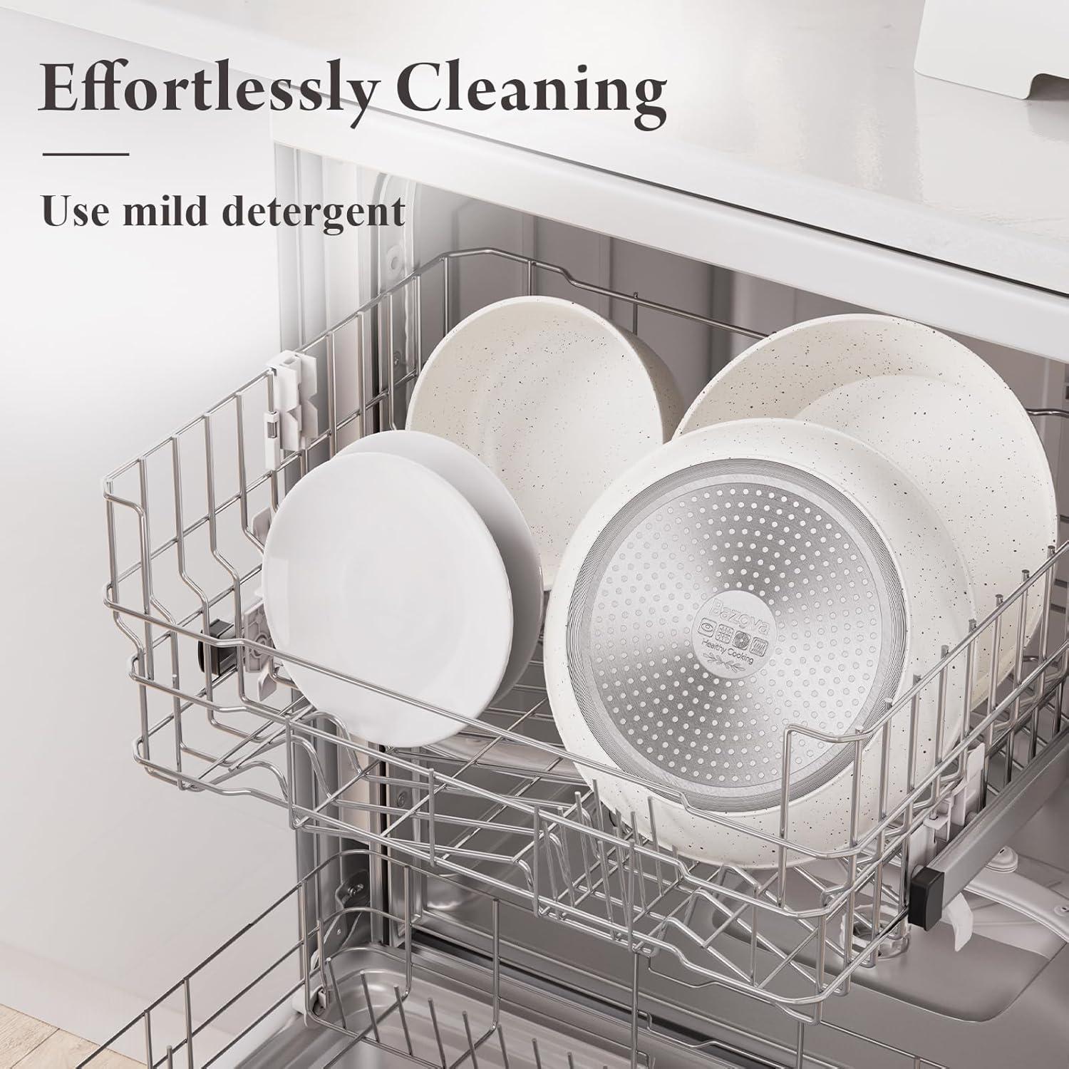 Juego de 19 Piezas Bazova Ollas y Sartenes Antiadherente