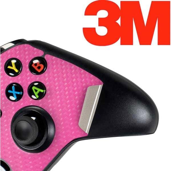 Calcomanía Skinit para Controlador Xbox One - Fibra Carbono Rosa