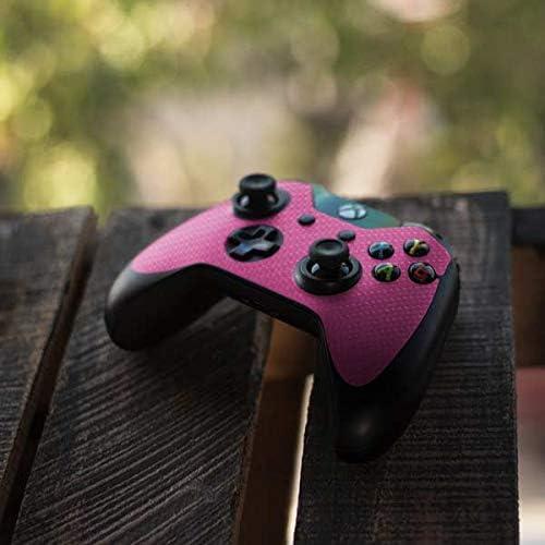 Calcomanía Skinit para Controlador Xbox One - Fibra Carbono Rosa