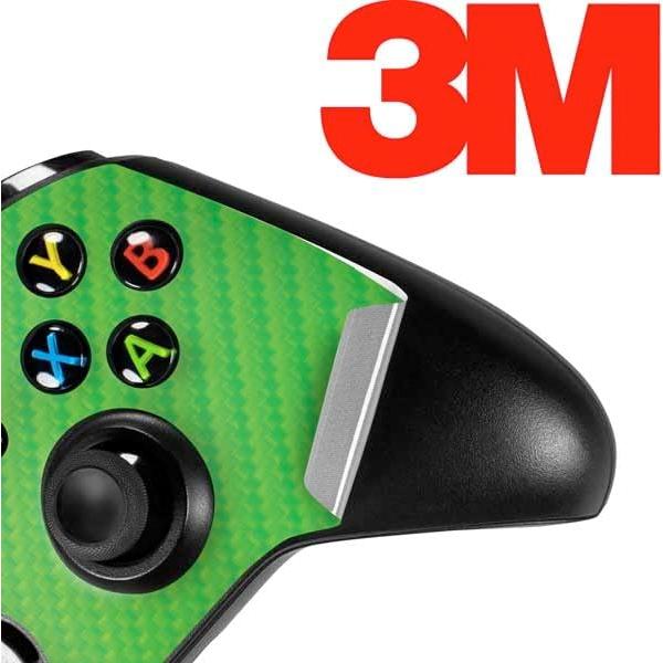 Calcomanía Skinit para Controlador Xbox One S - Fibra Carbono Verde