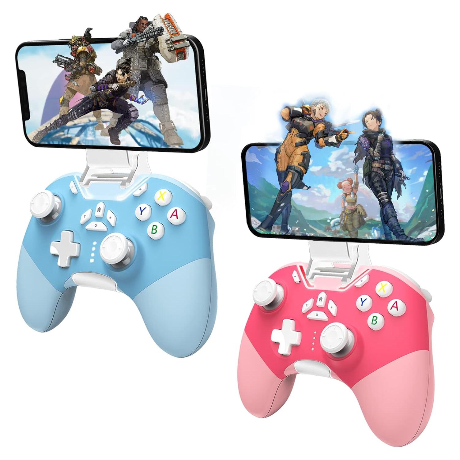Juego de 2 Controladores Bluetooth Aghi para Nintendo Switch