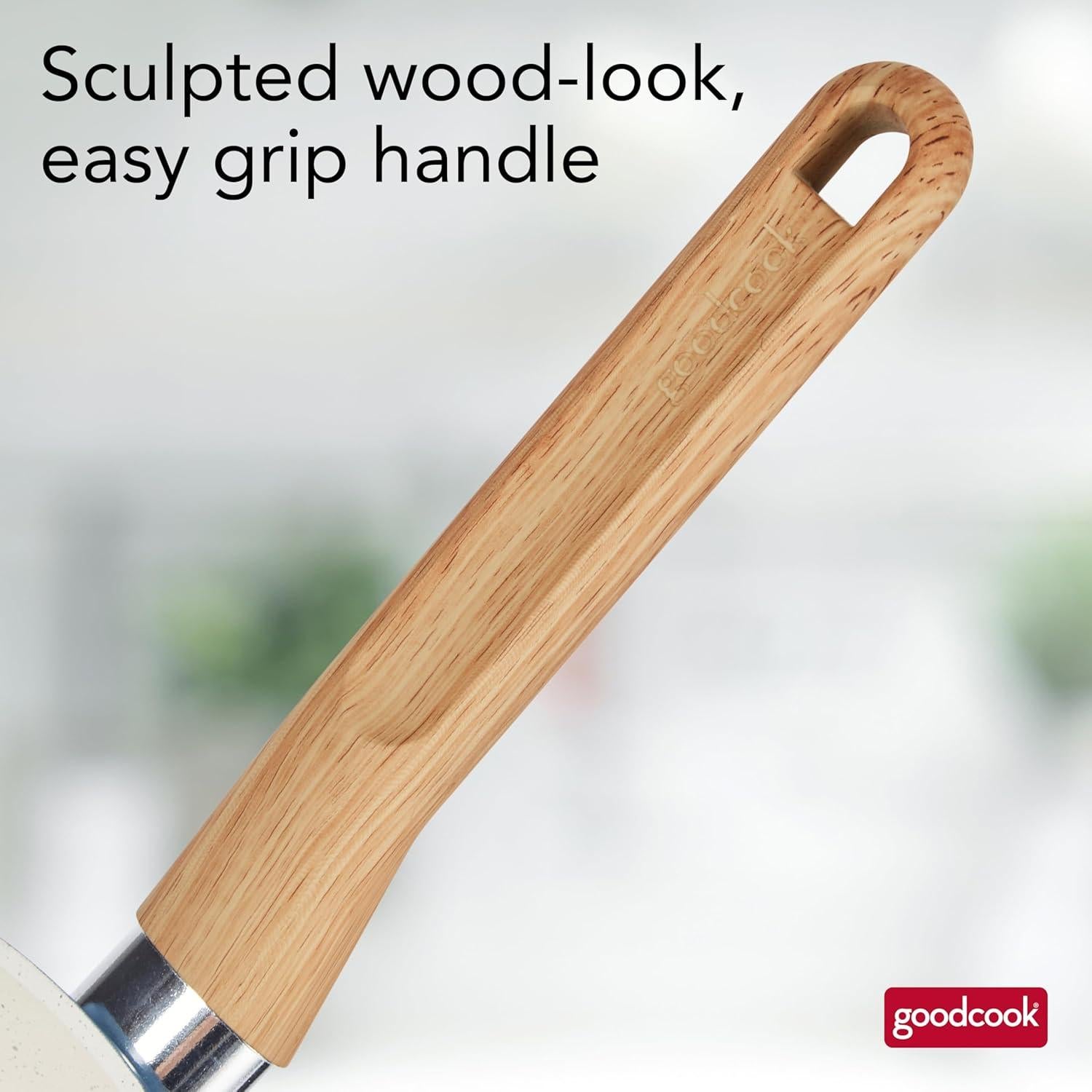 Juego de Sartenes GoodCook 3 Piezas Cerámica Antiadherente