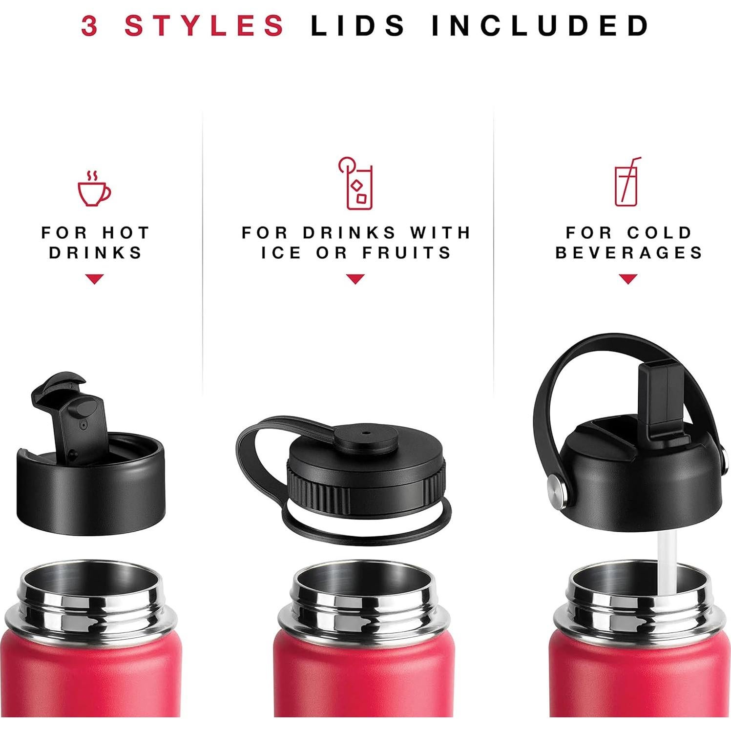 Botella de Agua Aislada Brewberry 600ml Orquídea Púrpura