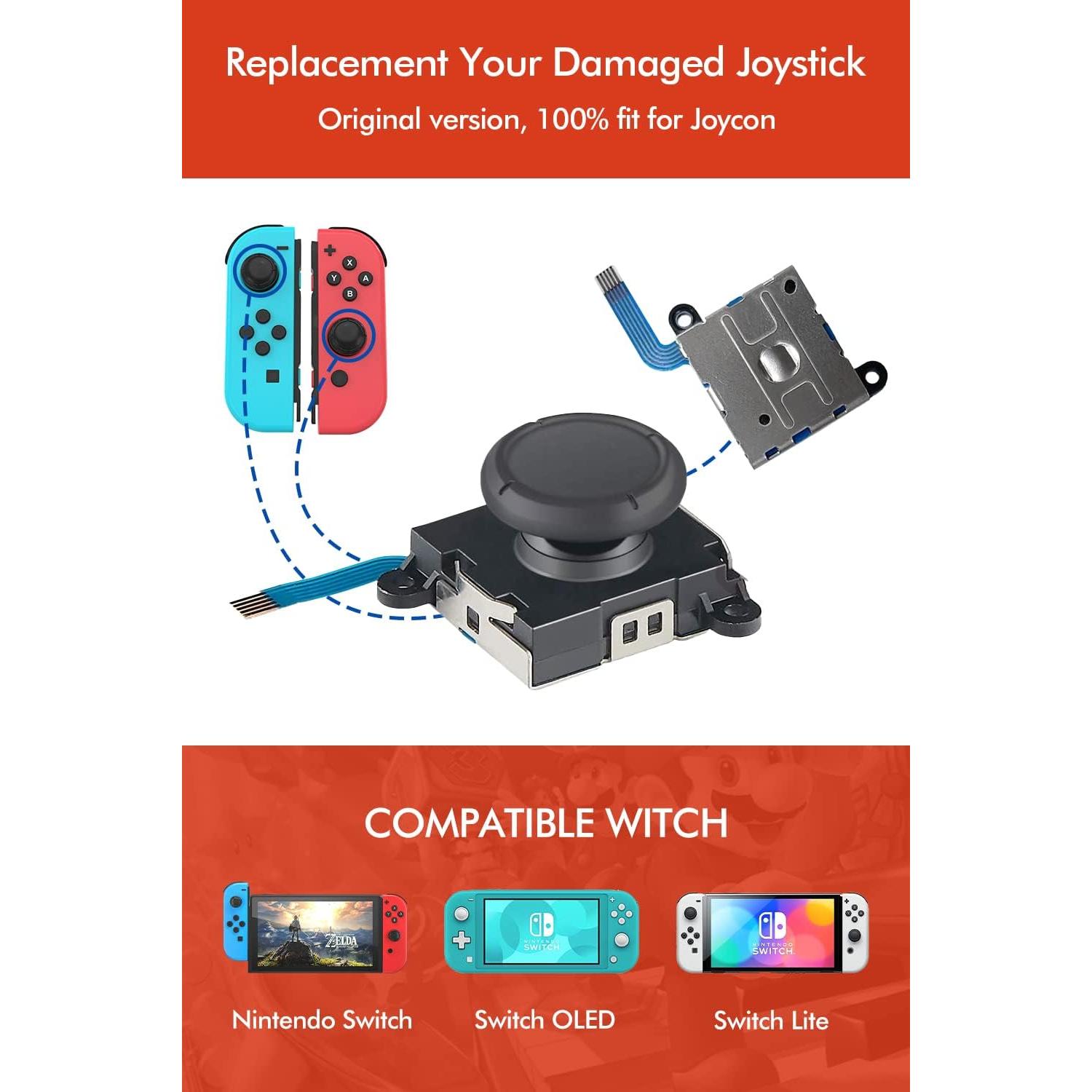 Kit Reemplazo Joystick Joycon OLCLSS 48 en 1 para Switch