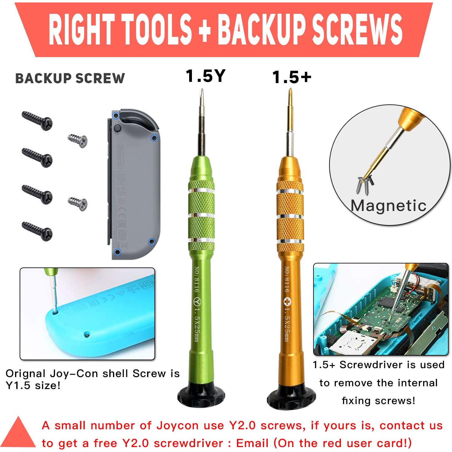 Kit Reparación Joystick Joy-Con Nintendo Switch 4 Piezas
