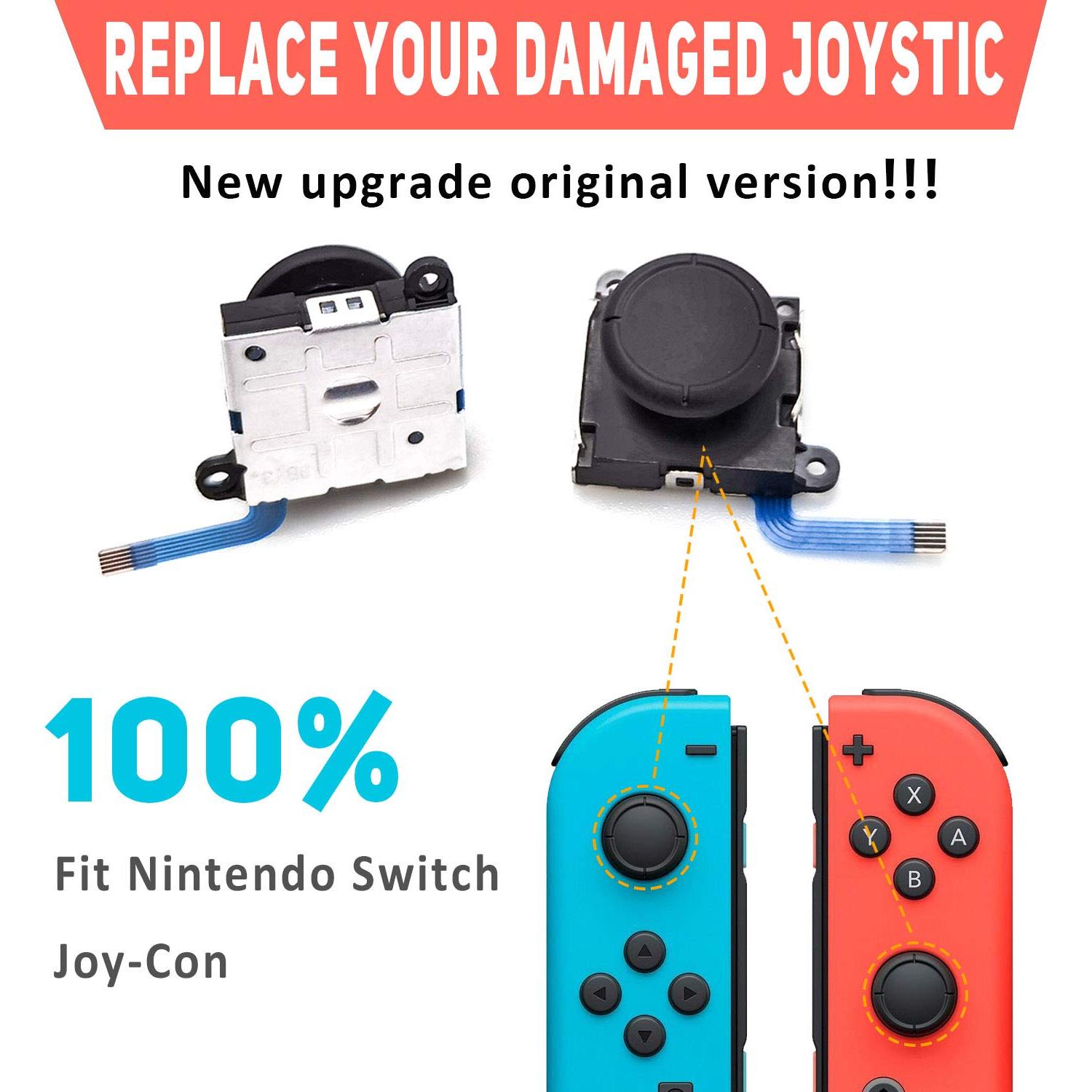 Kit Reparación Joystick Joy-Con Nintendo Switch 4 Piezas