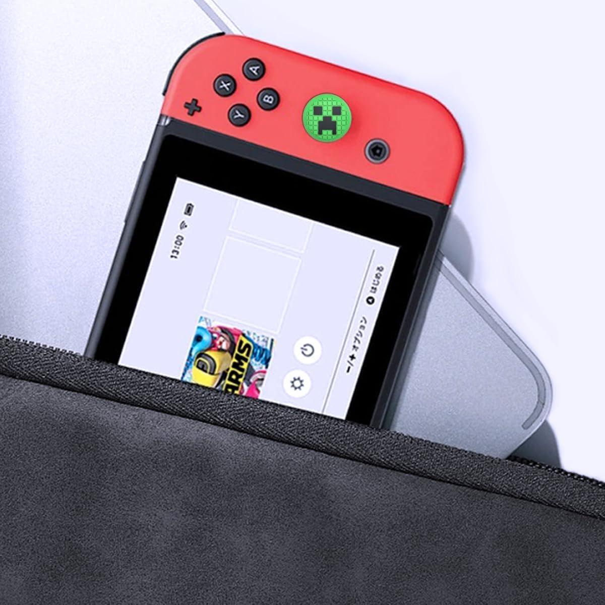 Tapas de agarre de pulgar Sunmike para Nintendo Switch - Verde