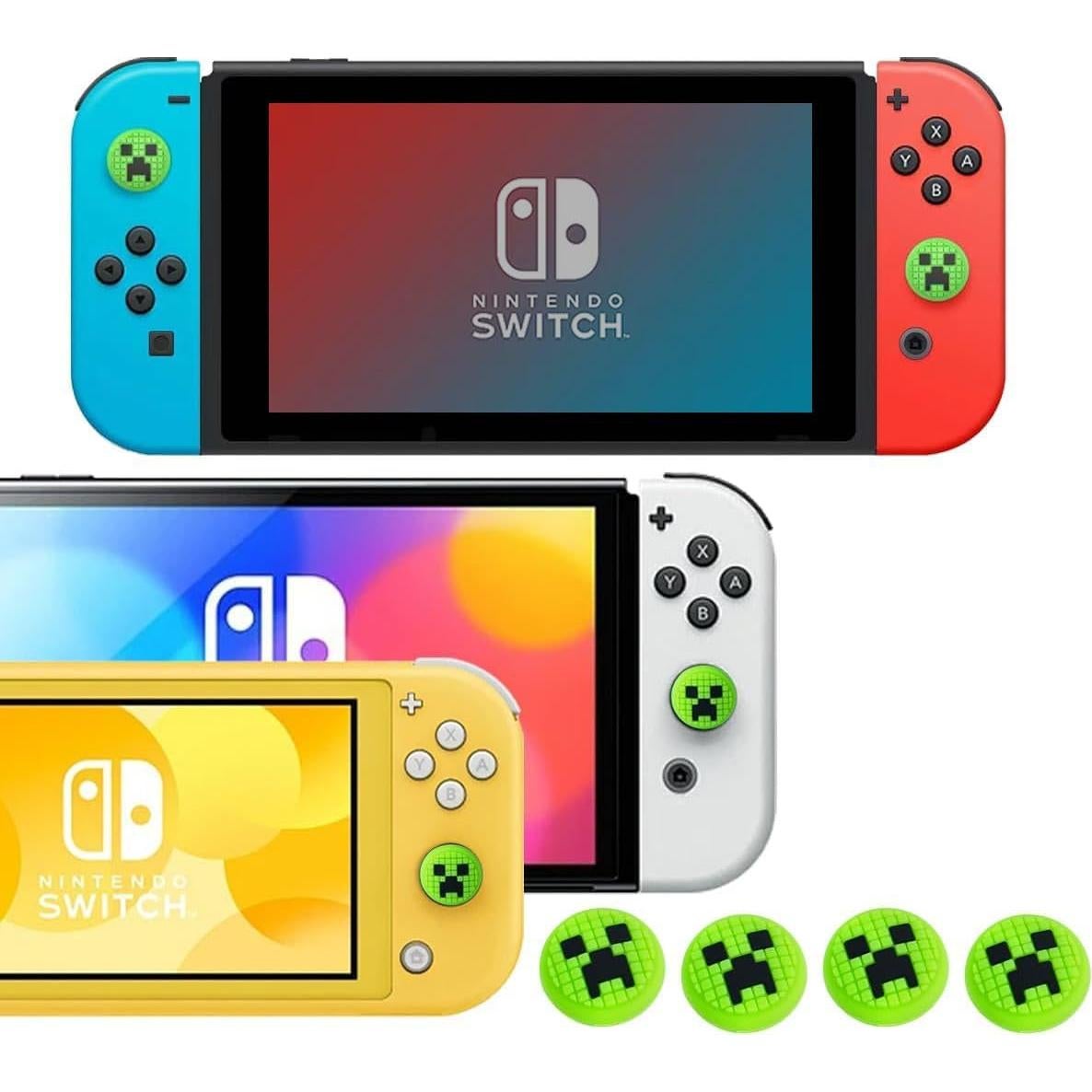 Tapas de agarre de pulgar Sunmike para Nintendo Switch - Verde