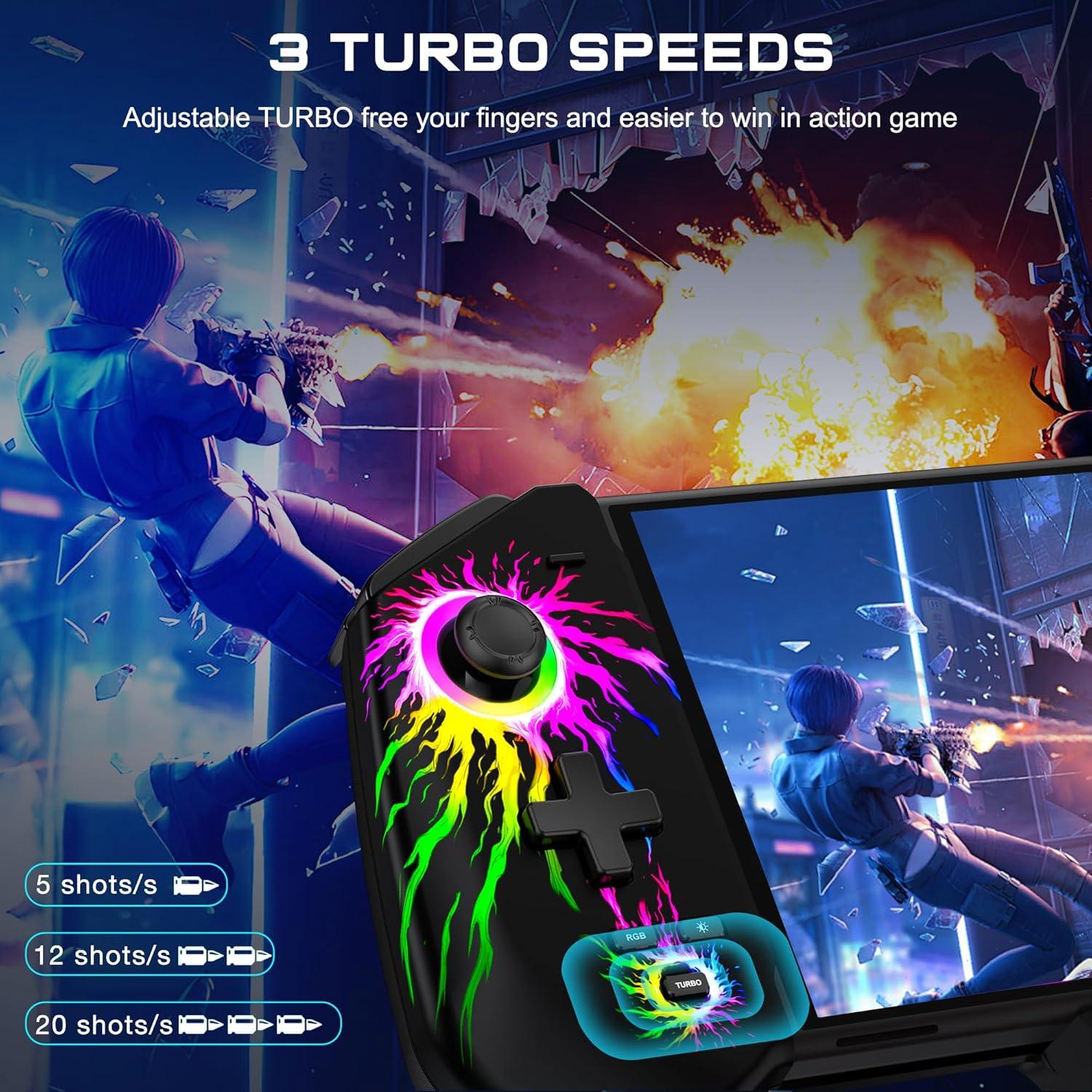 Controlador Pro para Nintendo Switch Kickdot con LED RGB