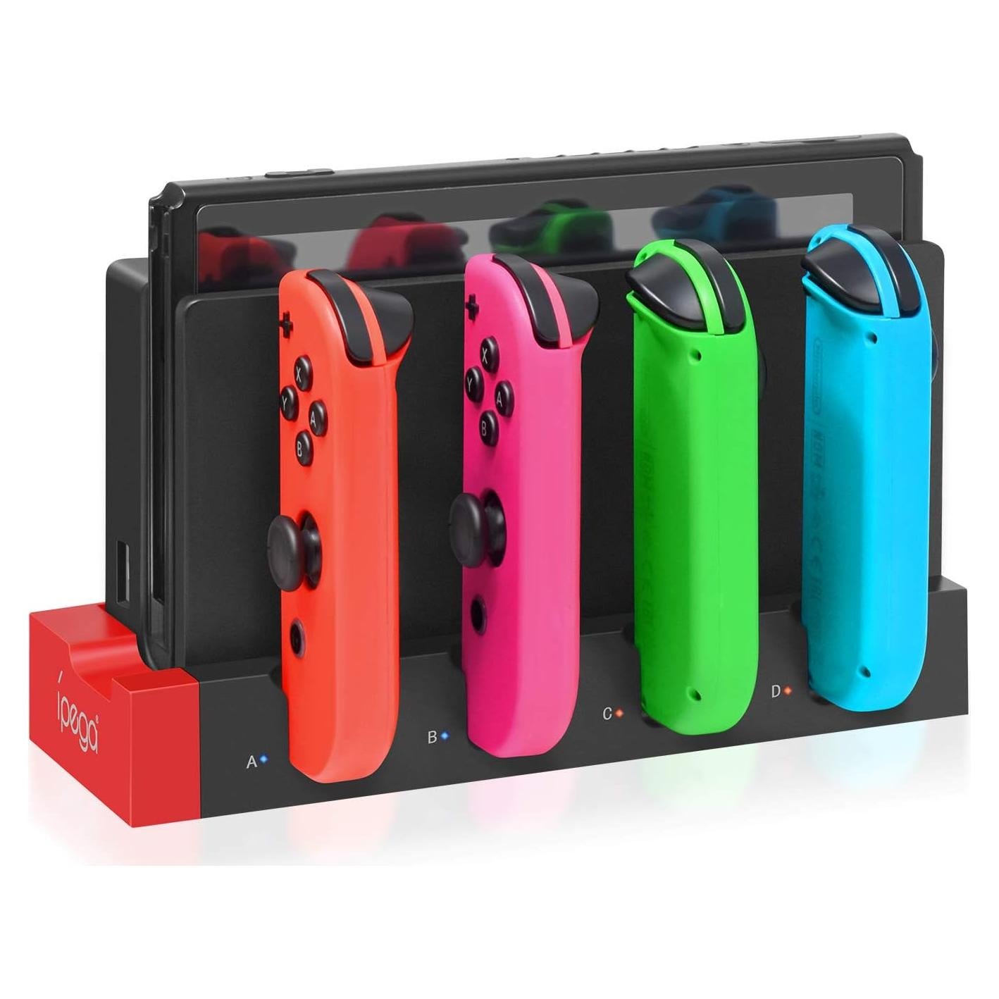 Base de Carga Joycon YUANHOT para Nintendo Switch y OLED