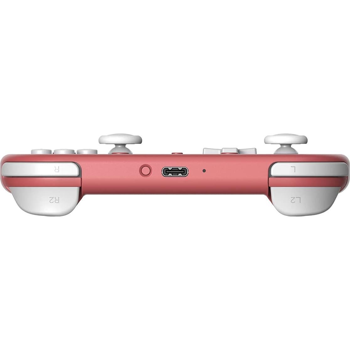 Controlador Bluetooth 8Bitdo Lite 2 Rosa con vibración y giroscopio