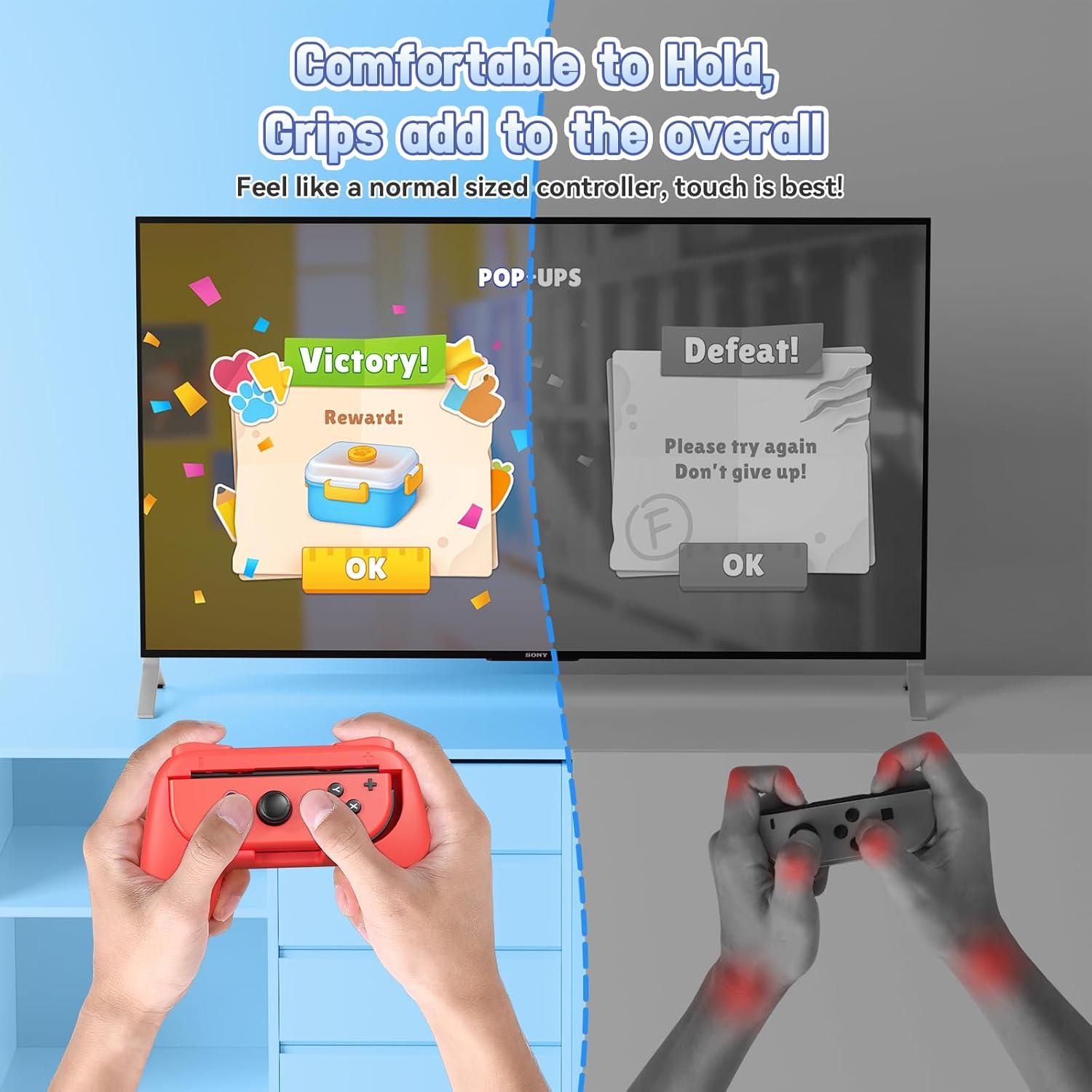 Kit de Agarre FastSnail para Joy-Con Nintendo Switch