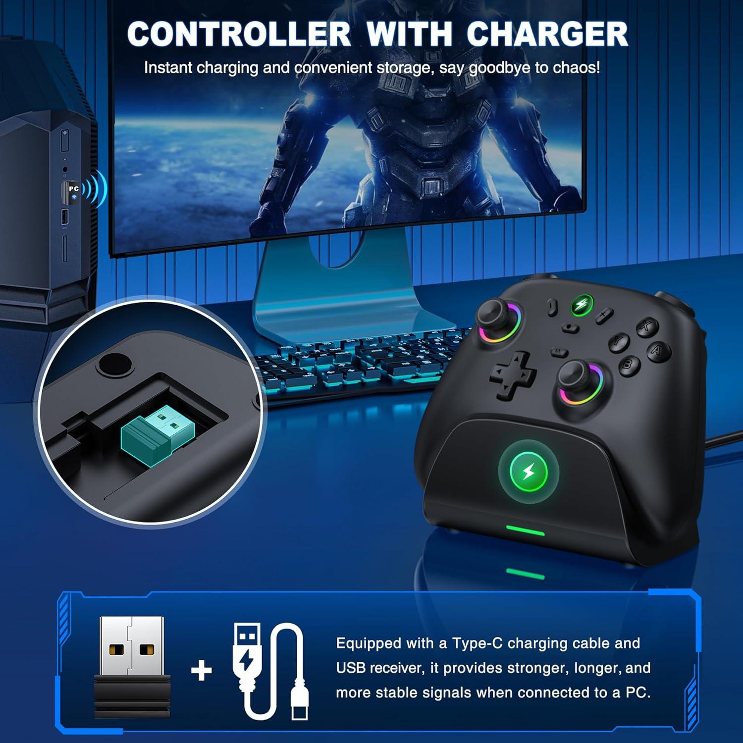 Controlador Pro Inalámbrico Svetaecho para Nintendo Switch