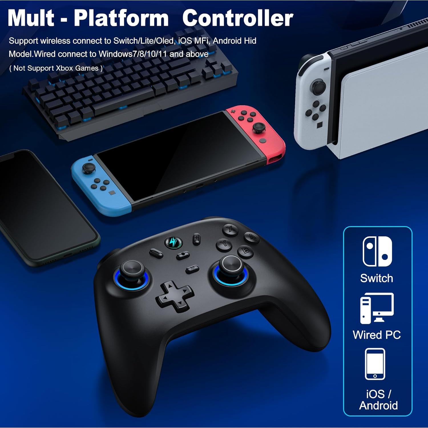 Controlador Pro Inalámbrico Svetaecho para Nintendo Switch