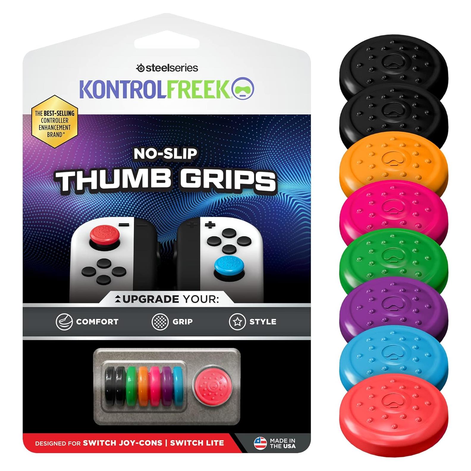 KontrolFreek No-Slip Thumb Grips Joy-Con Nintendo Switch 8-Pack