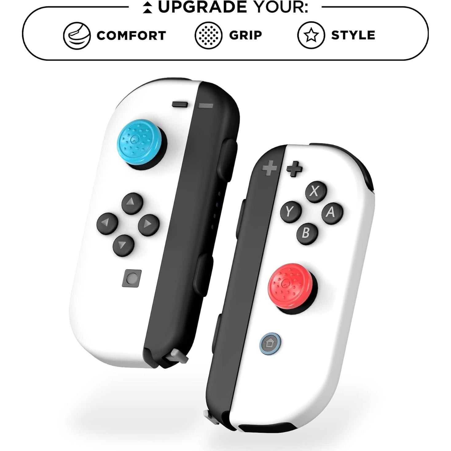 KontrolFreek No-Slip Thumb Grips Joy-Con Nintendo Switch 8-Pack