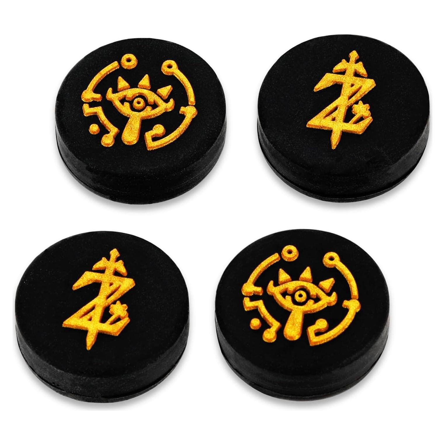 Tapones de Agarre Owngen para Nintendo Switch - Silicona Negra