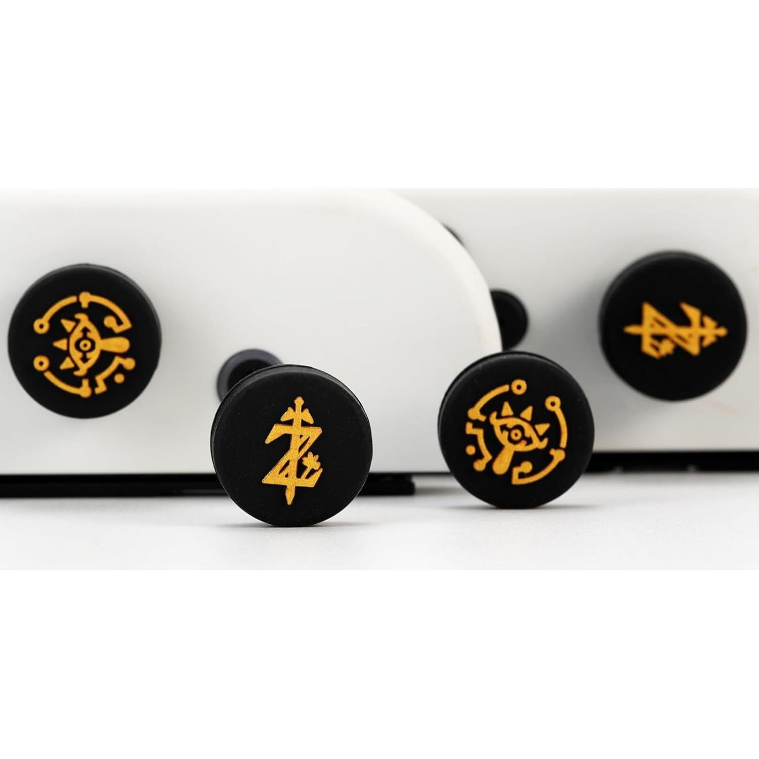 Tapones de Agarre Owngen para Nintendo Switch - Silicona Negra