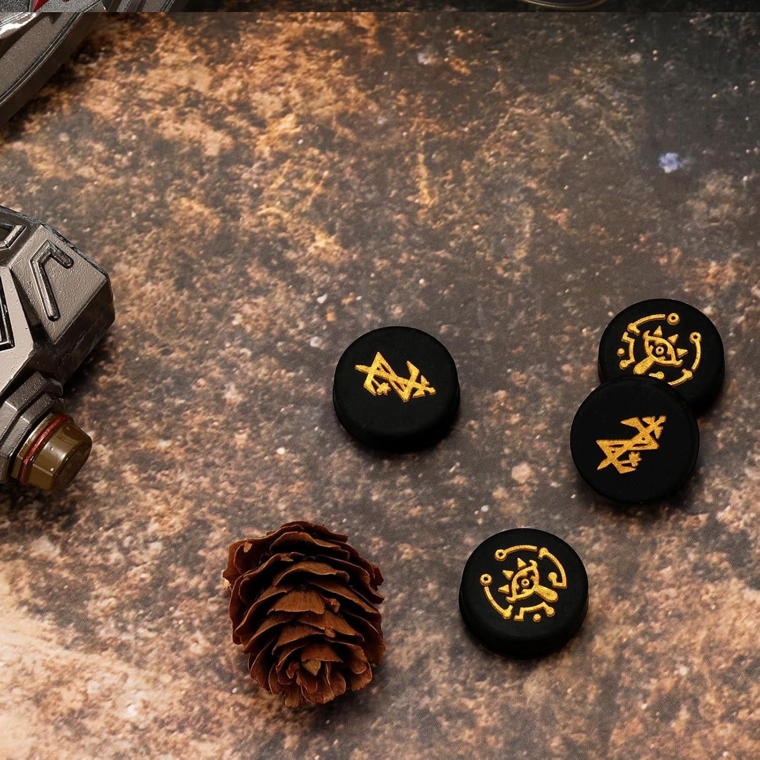 Tapones de Agarre Owngen para Nintendo Switch - Silicona Negra