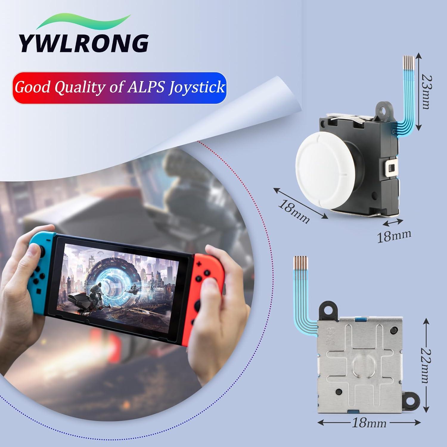 Paquete de 2 Joysticks 3D para Nintendo Switch Lite/OLED