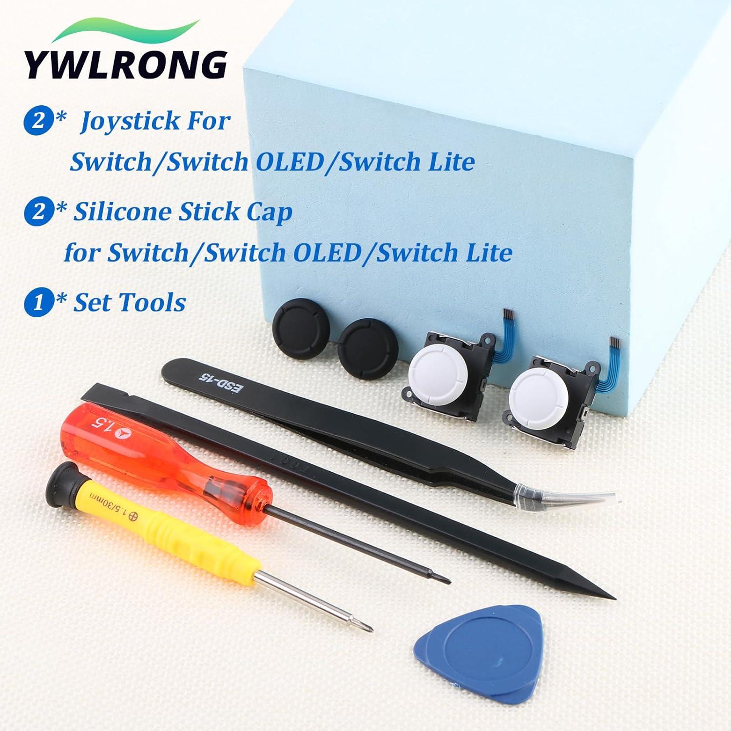 Paquete de 2 Joysticks 3D para Nintendo Switch Lite/OLED