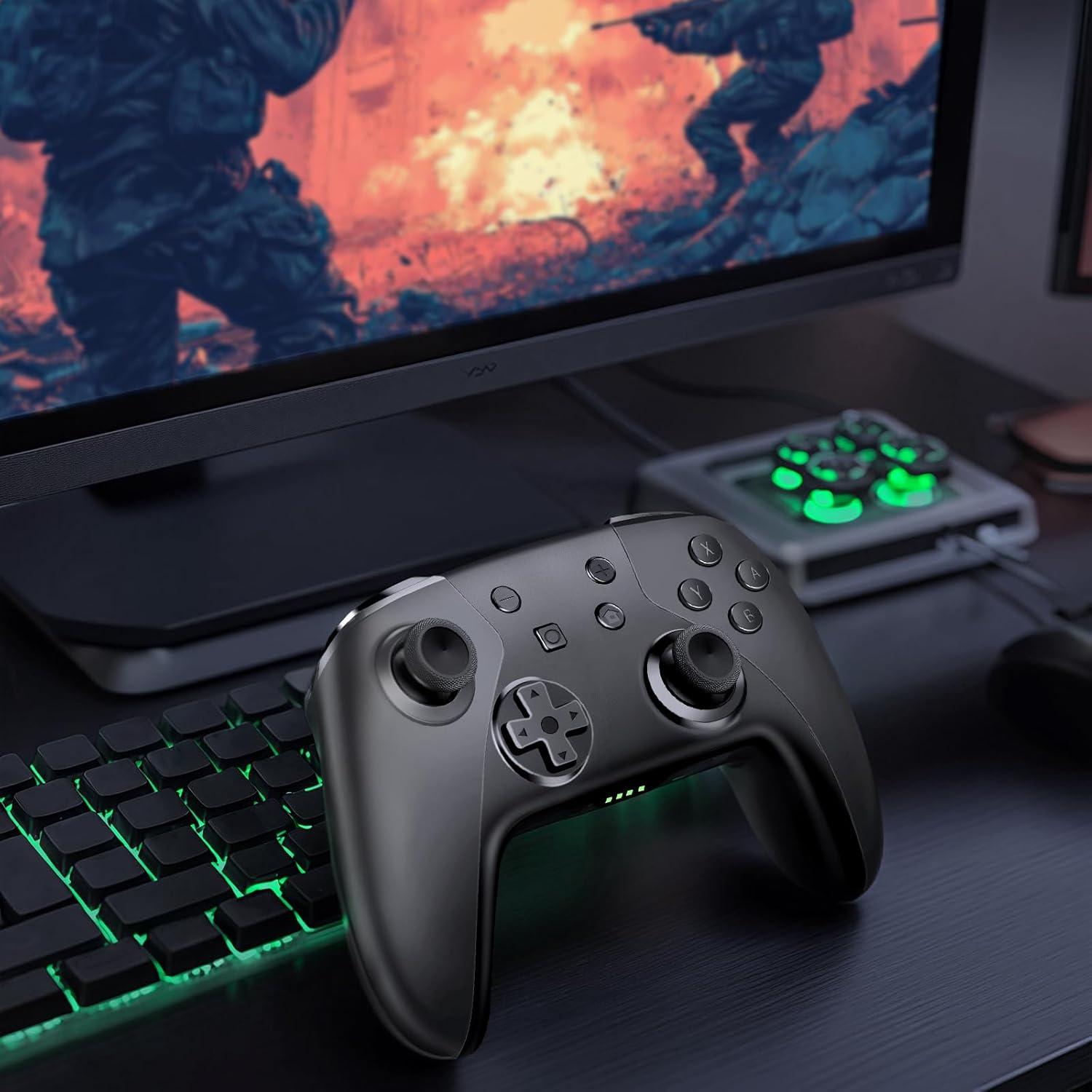 Controlador Inalámbrico AceGamer para Nintendo Switch - Negro