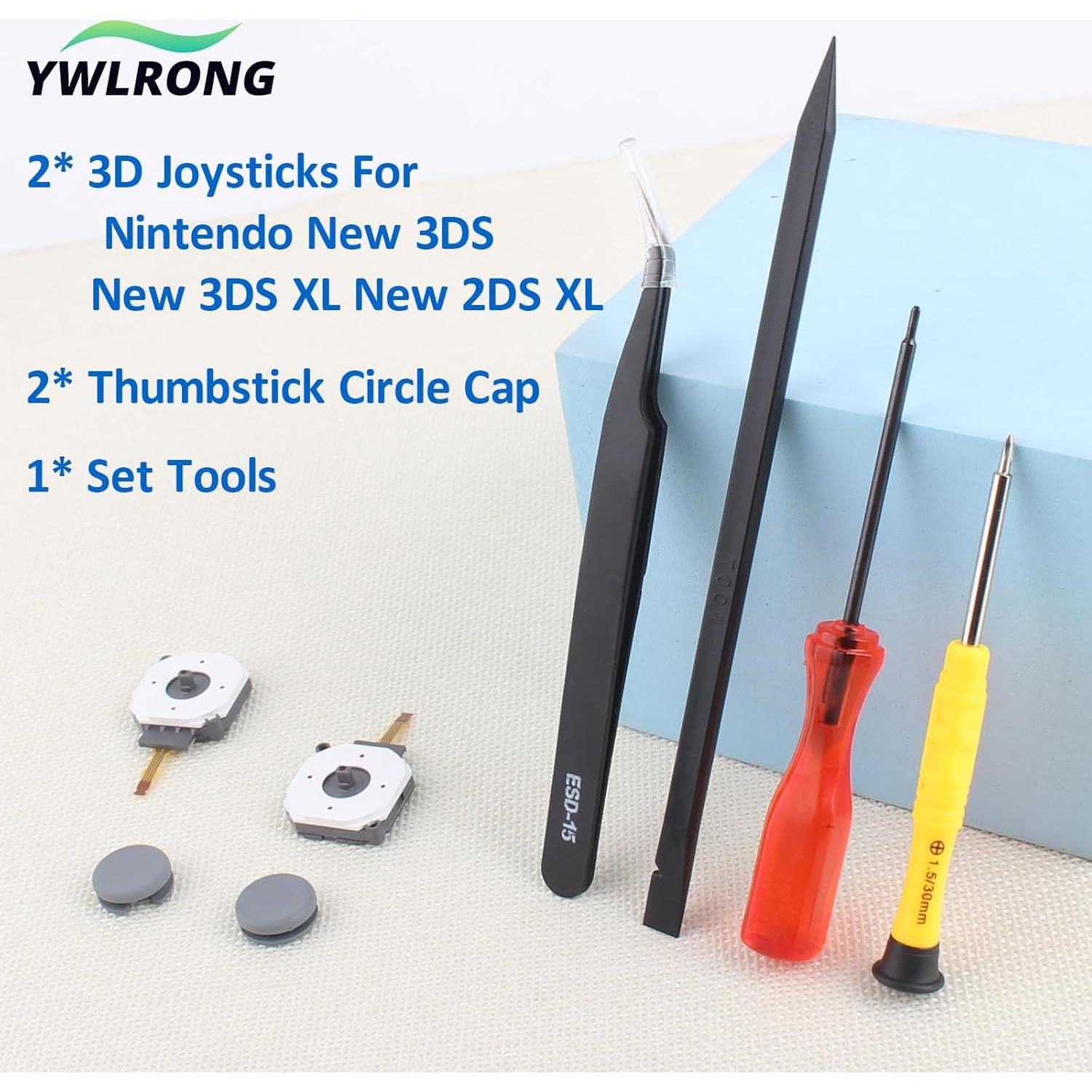 Reemplazo Joysticks 3D YWLRONG para Nintendo New 3DS XL