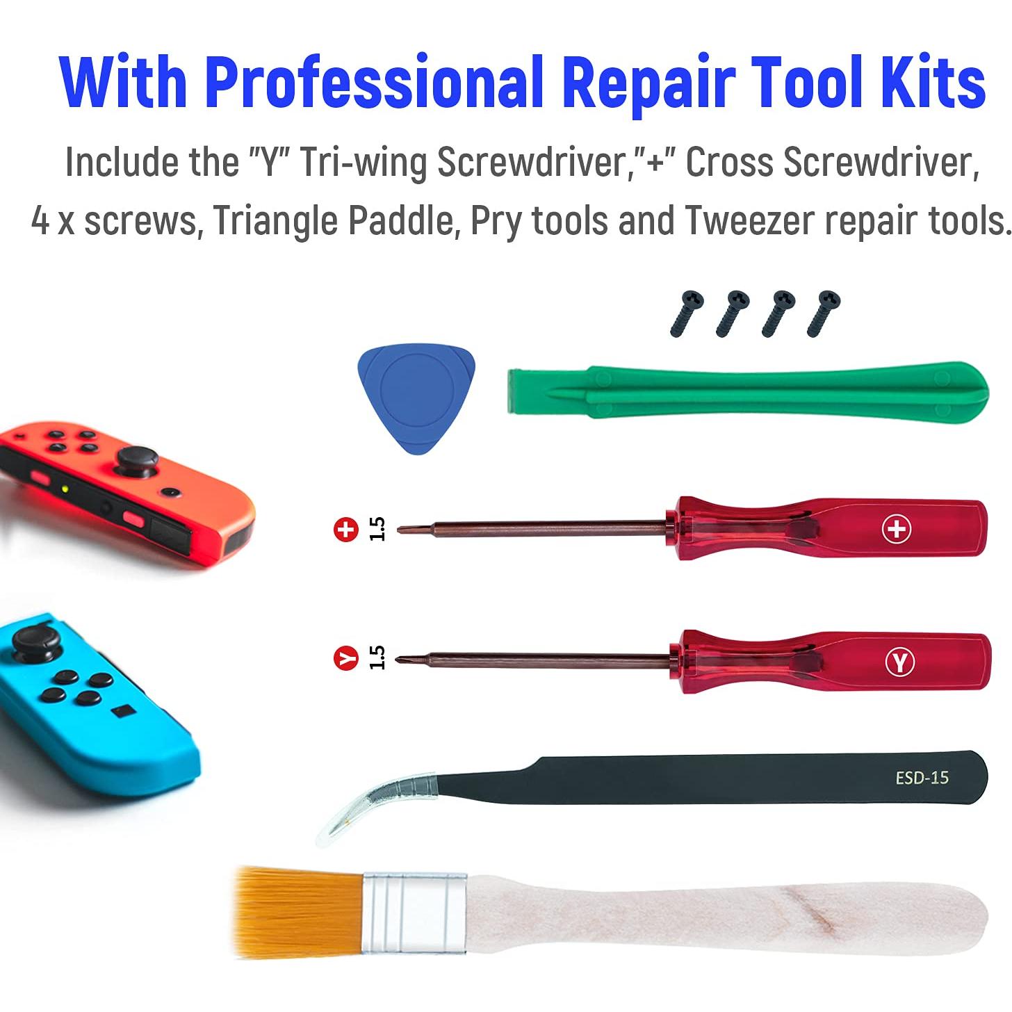 Kit de Reparación 18 en 1 Mcbazel para Joy-Con N-Switch