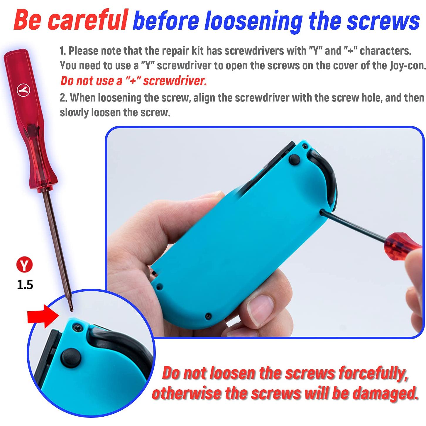 Kit de Reparación 18 en 1 Mcbazel para Joy-Con N-Switch