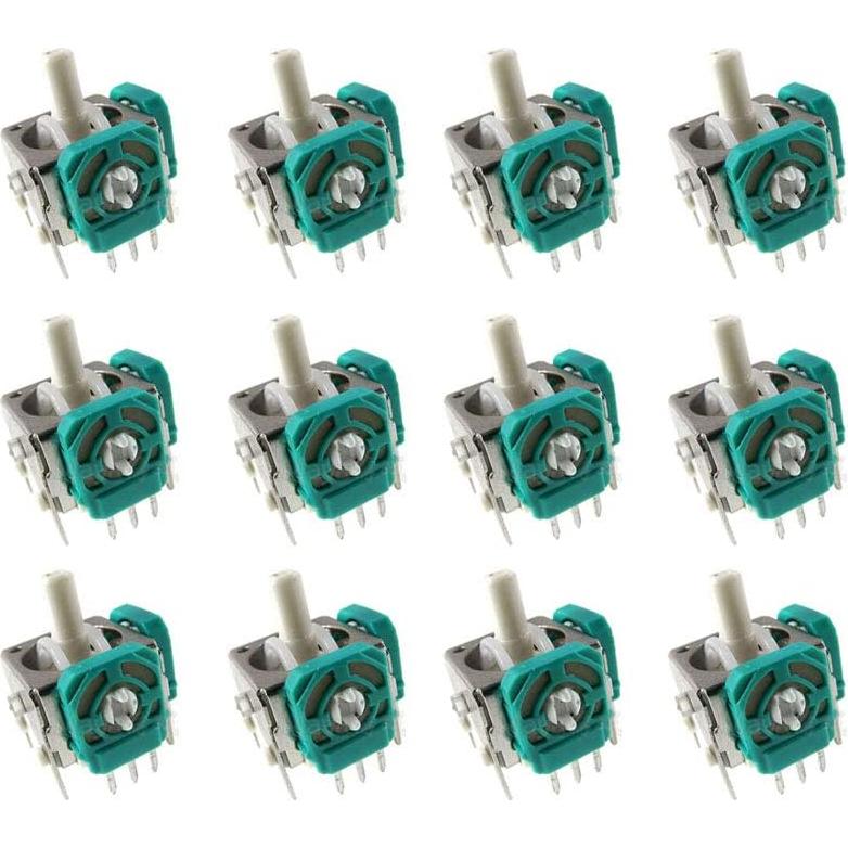 Acxico 12Pcs Analog Joystick Stick Replacement for Nintendo Gamecube NGC Controller