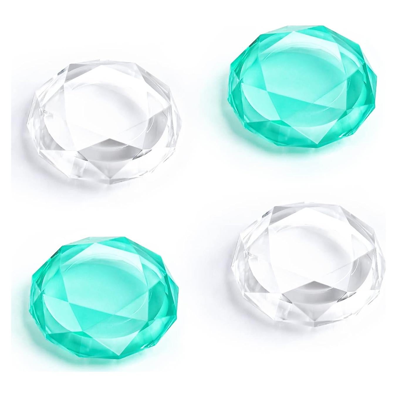 Tapas de Agarre DLseego Diamante 3D para Joy-Con - 4PCS