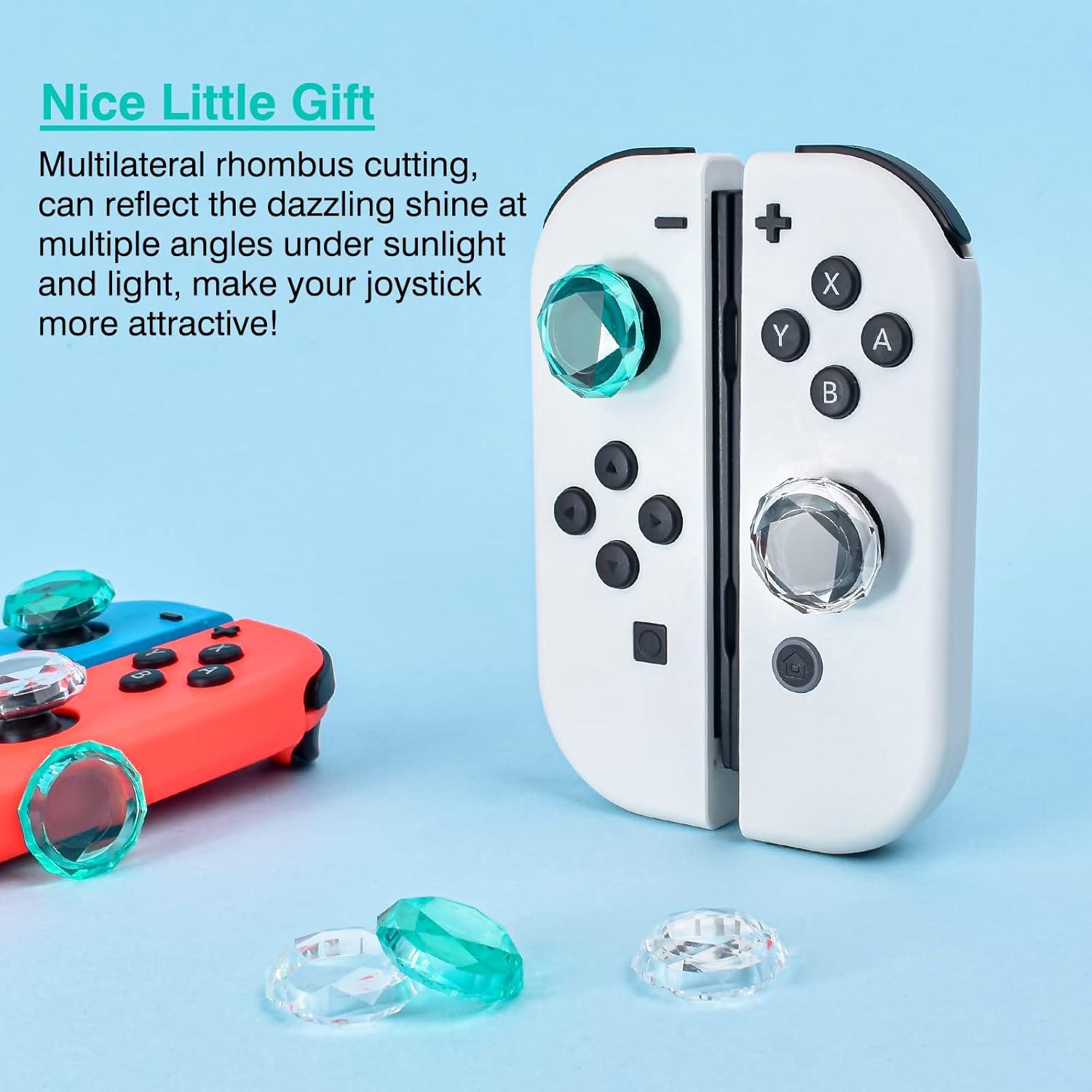 Tapas de Agarre DLseego Diamante 3D para Joy-Con - 4PCS