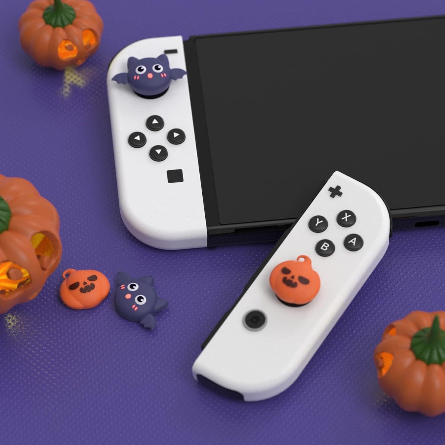 Tapas de Joystick PlayVital para Nintendo Switch - Halloween