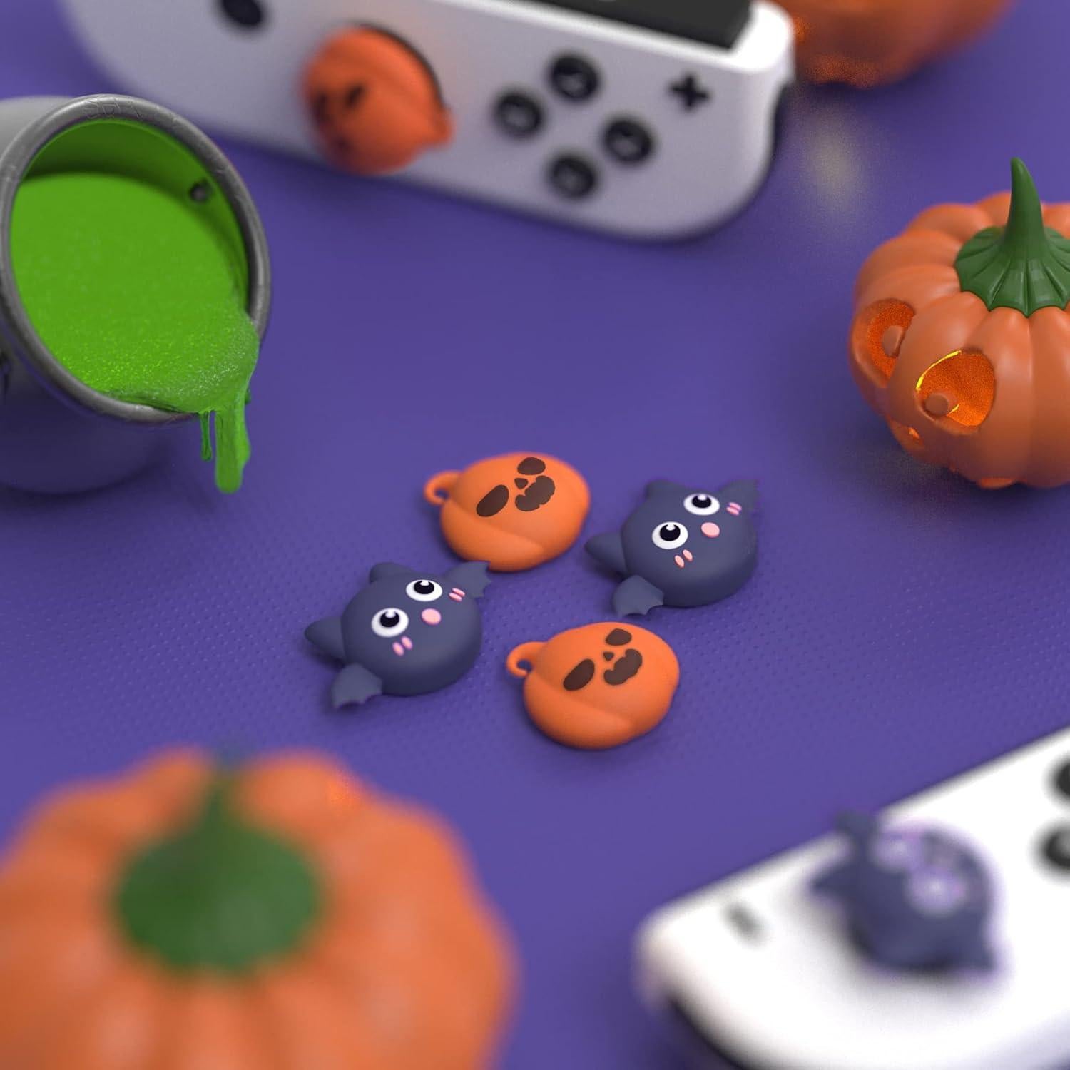 Tapas de Joystick PlayVital para Nintendo Switch - Halloween