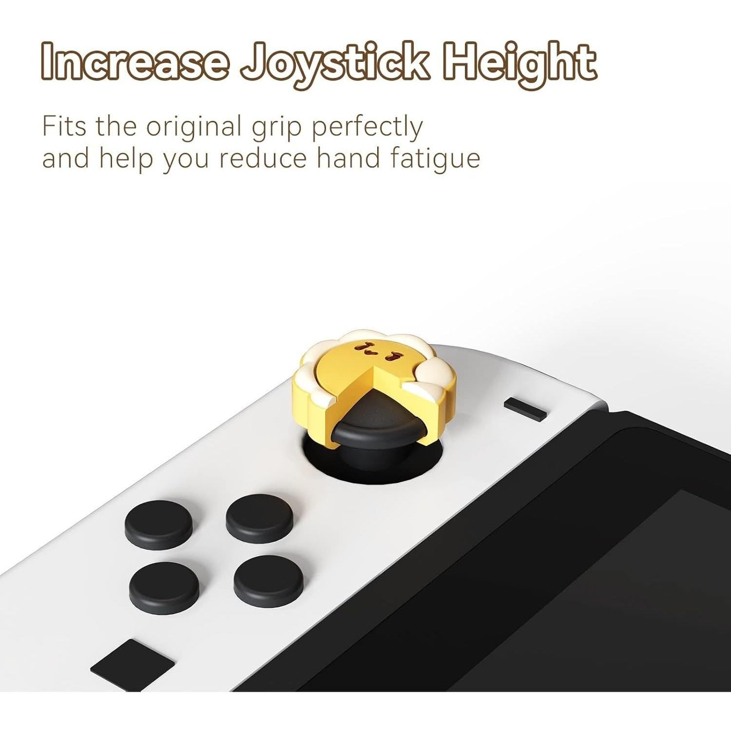 Tapones de Silicona GeekShare para Joy Con - Girasol y Abeja