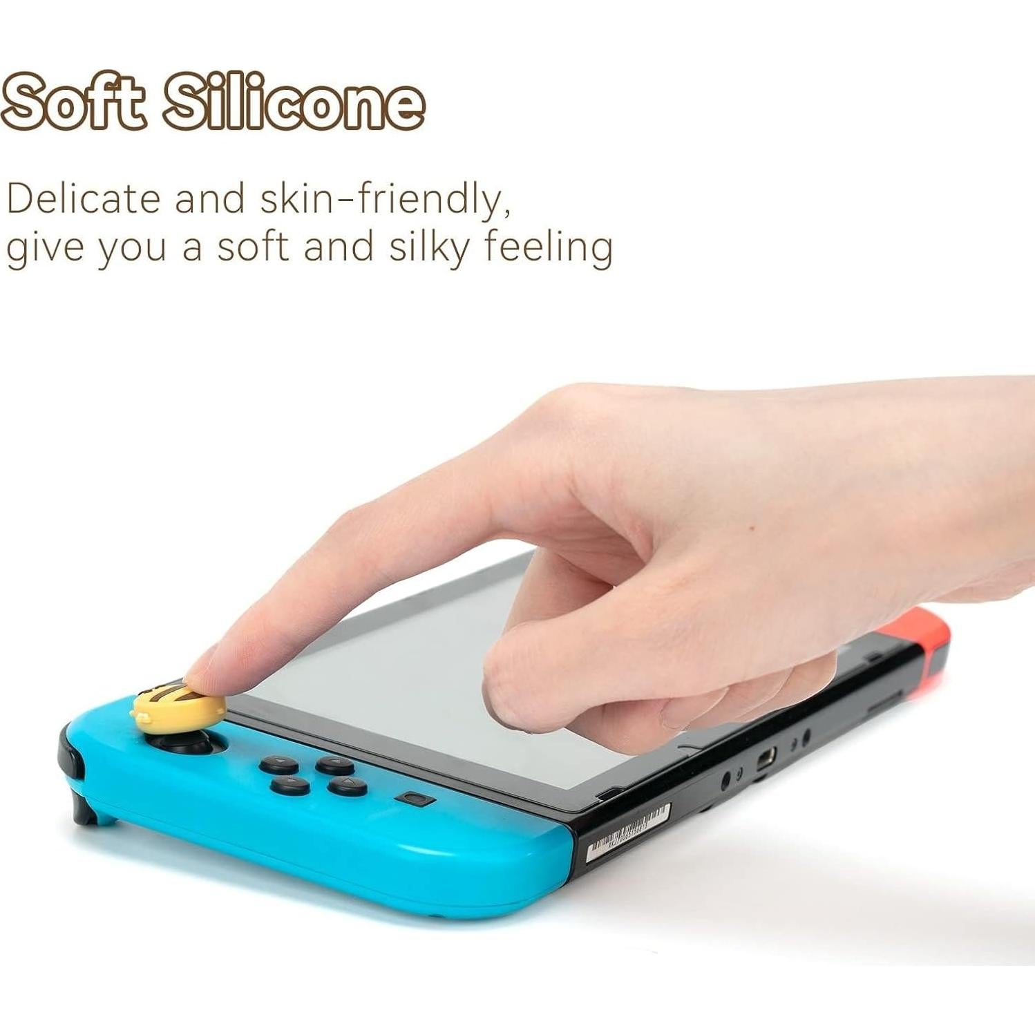 Tapones de Silicona GeekShare para Joy Con - Girasol y Abeja