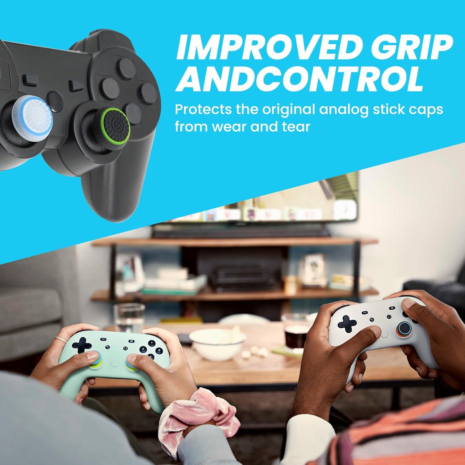 20 Tapas de Agarre de Pulgar Silicona DALQUIS Antideslizantes