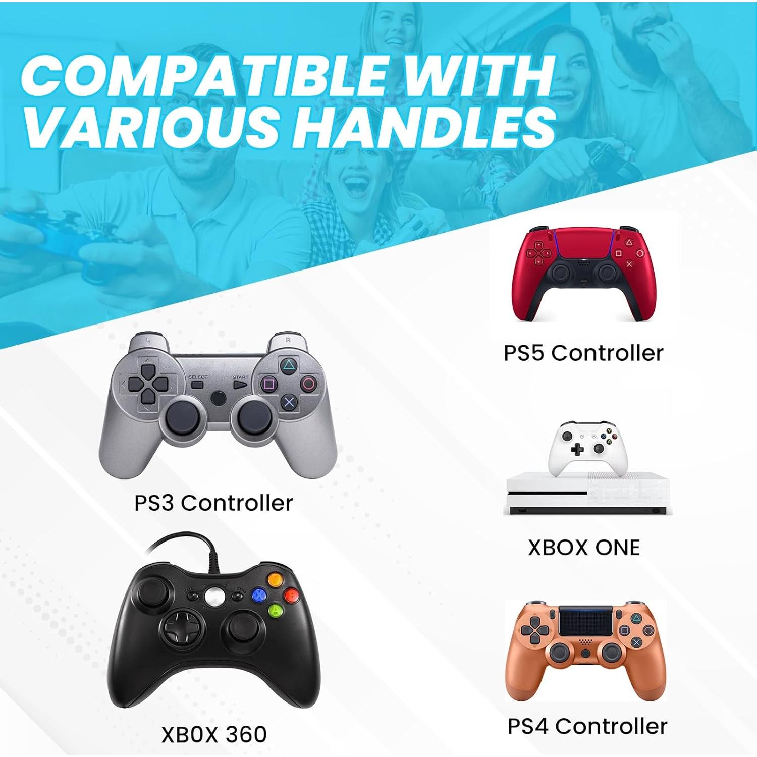 20 Tapas de Agarre de Pulgar Silicona DALQUIS Antideslizantes