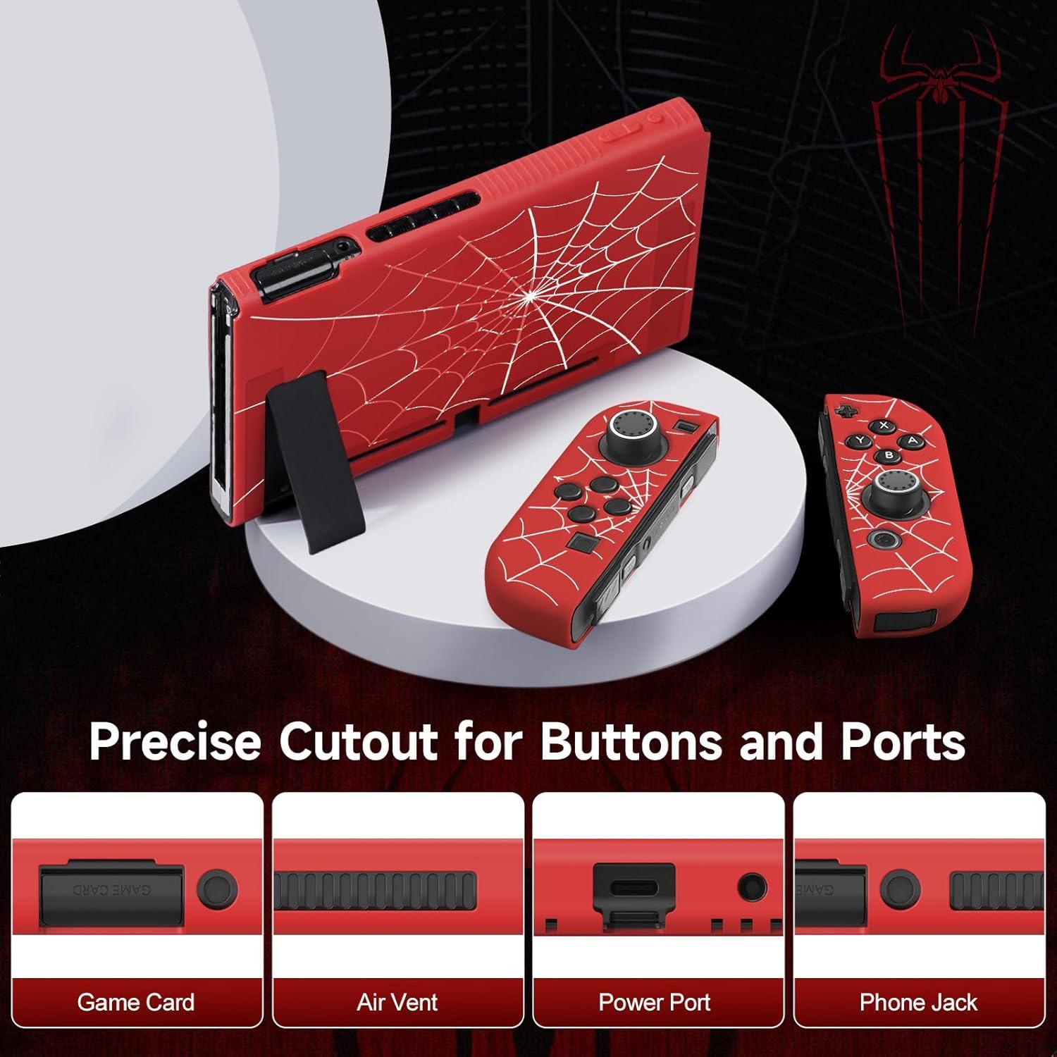 Funda Protectora JINGDU para Nintendo Switch 2017 Roja