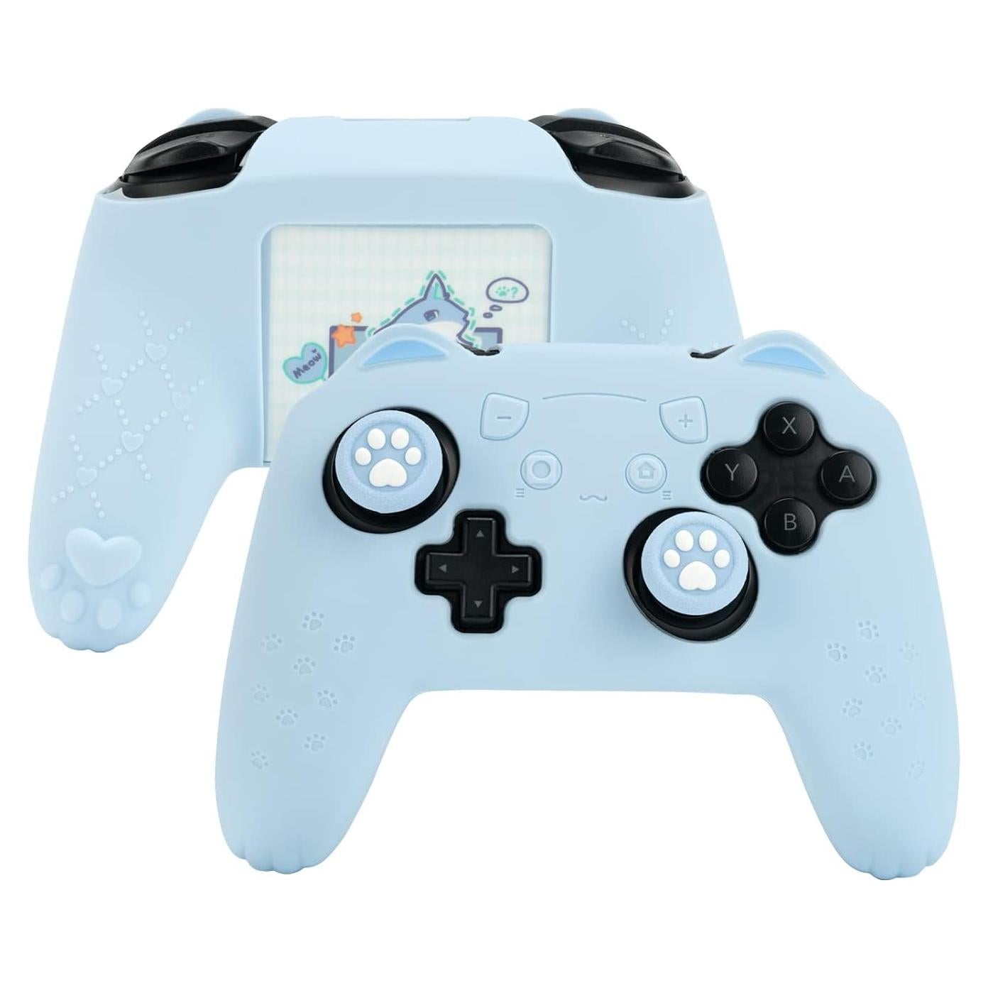 Funda de Controlador GeekShare Azul para Switch Pro - Silicona Antideslizante