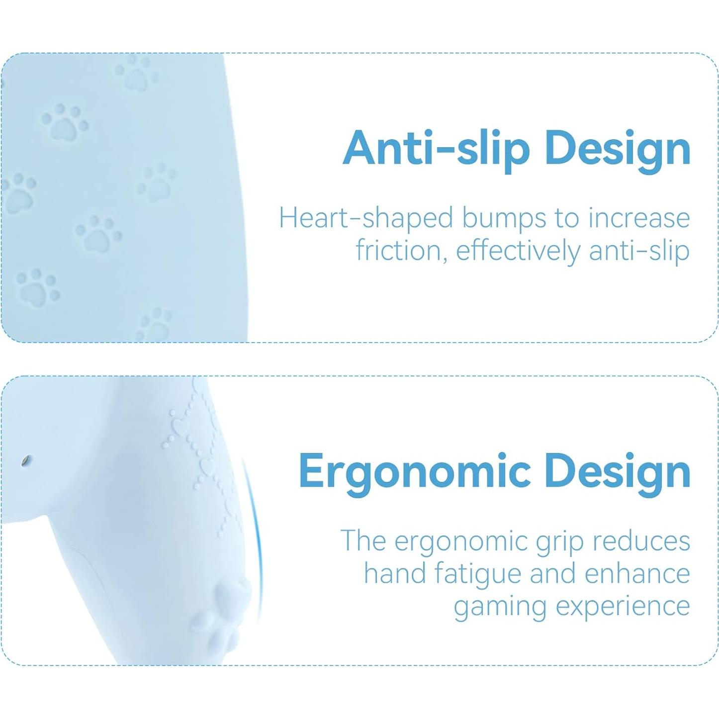 Funda de Controlador GeekShare Azul para Switch Pro - Silicona Antideslizante