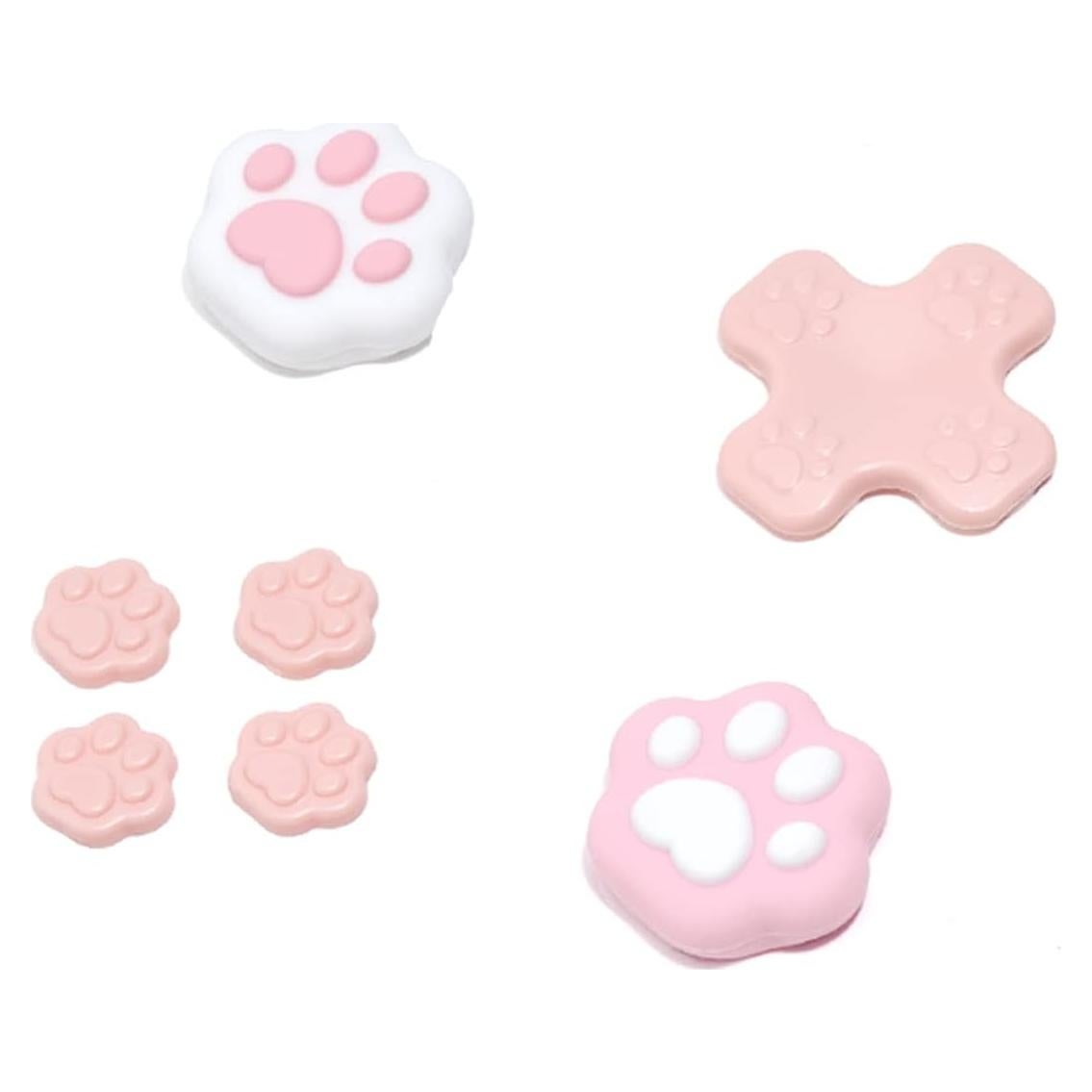 Juego de tapas de botón GeekShare para Switch - Rosa