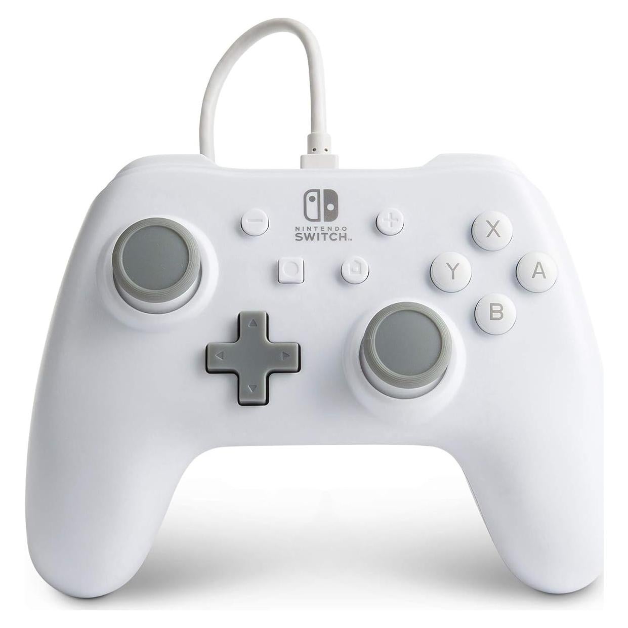 Controlador con cable PowerA para Nintendo Switch - Blanco