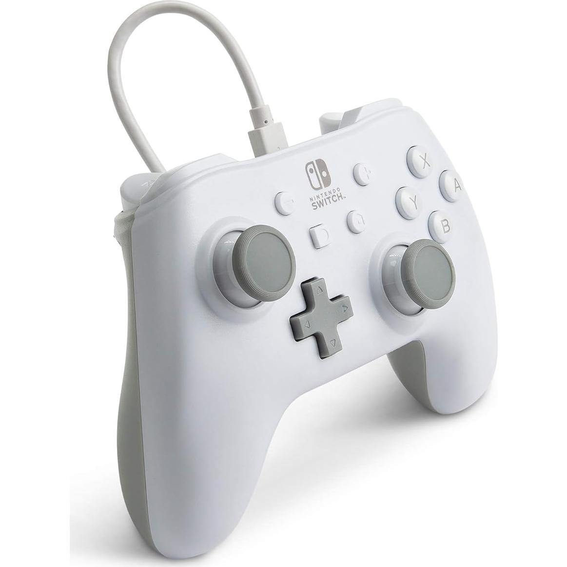 Controlador con cable PowerA para Nintendo Switch - Blanco