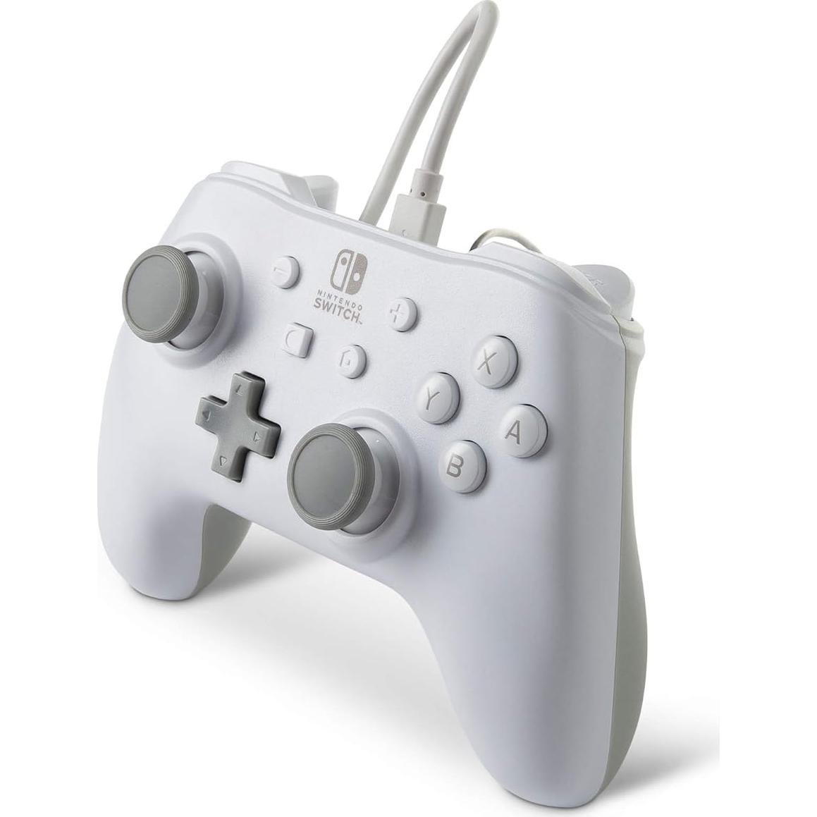 Controlador con cable PowerA para Nintendo Switch - Blanco