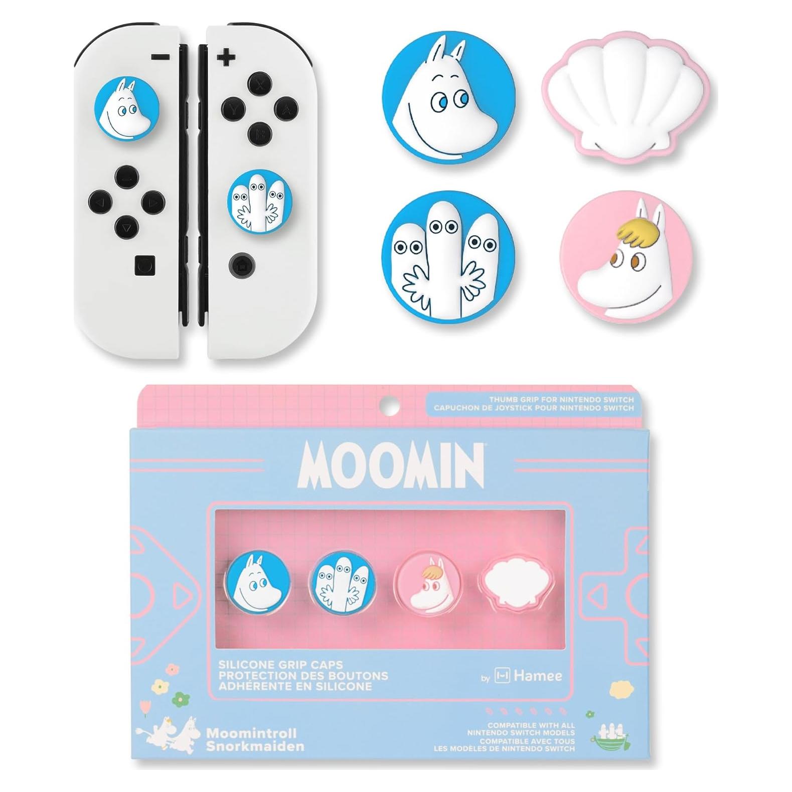 Tapas de Joystick Hamee Moomin para Nintendo Switch