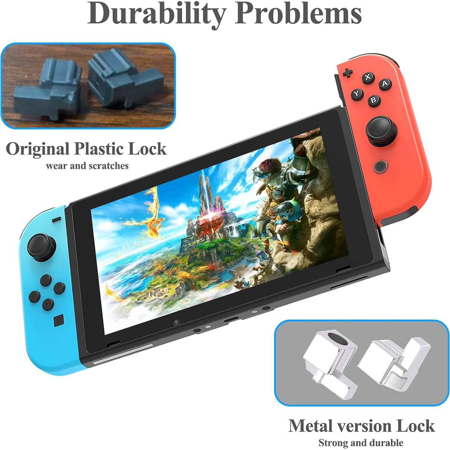 Pestillos Metálicos FYOUNG para JoyCon Switch - Kit de Reparación