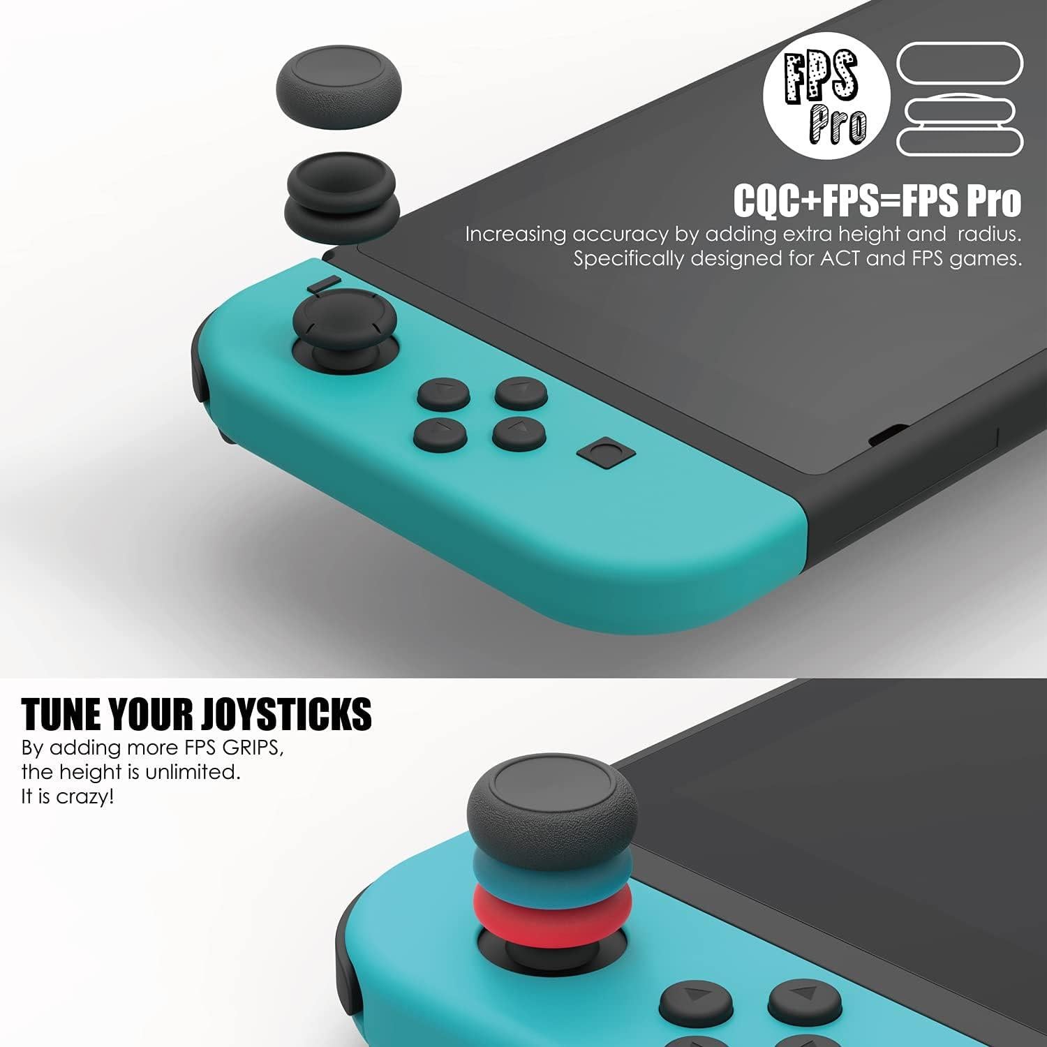 Tapa Joystick Skull & Co. para Nintendo Switch - 6 Piezas